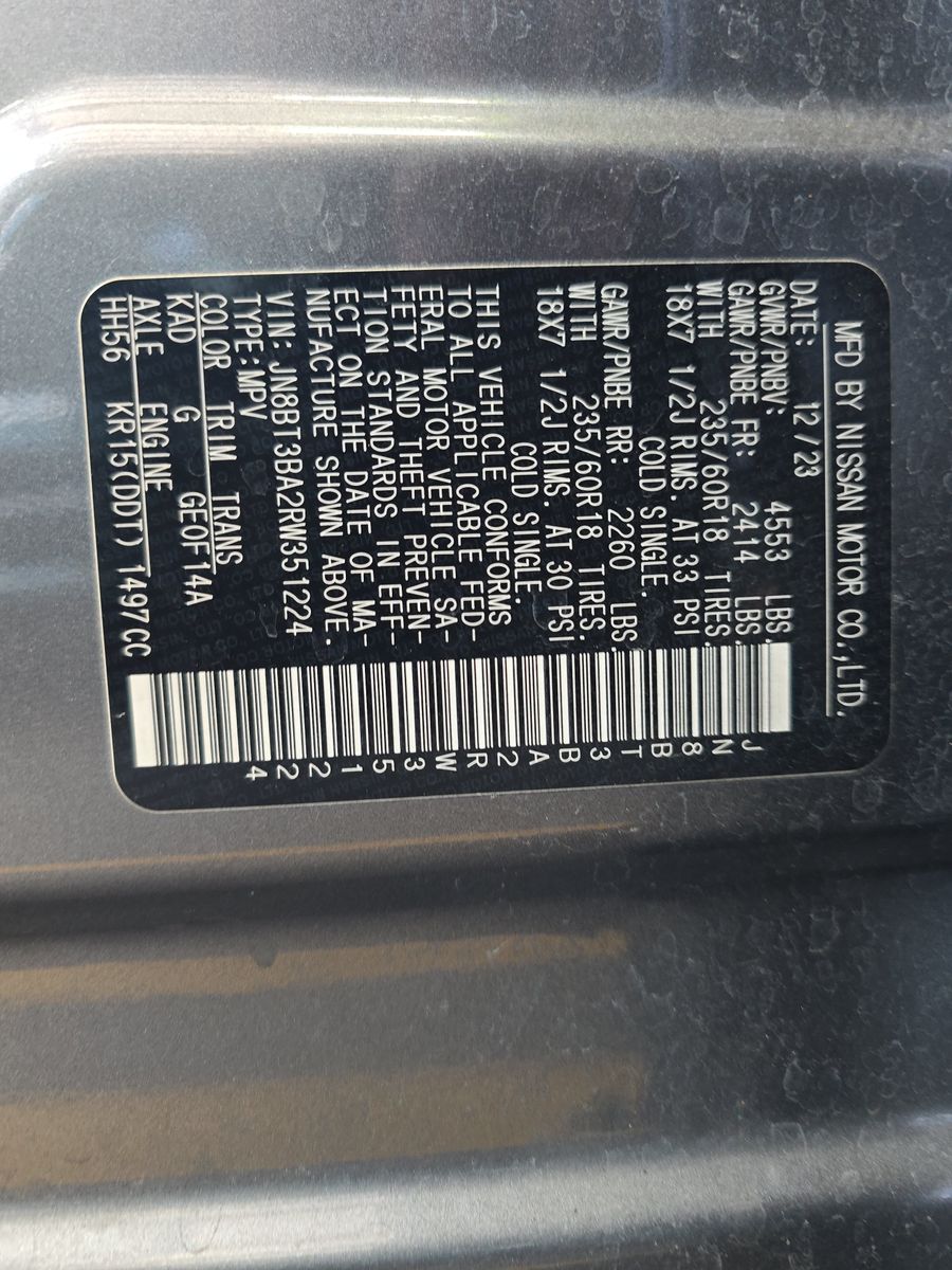 2024 Nissan Rogue SV FWD