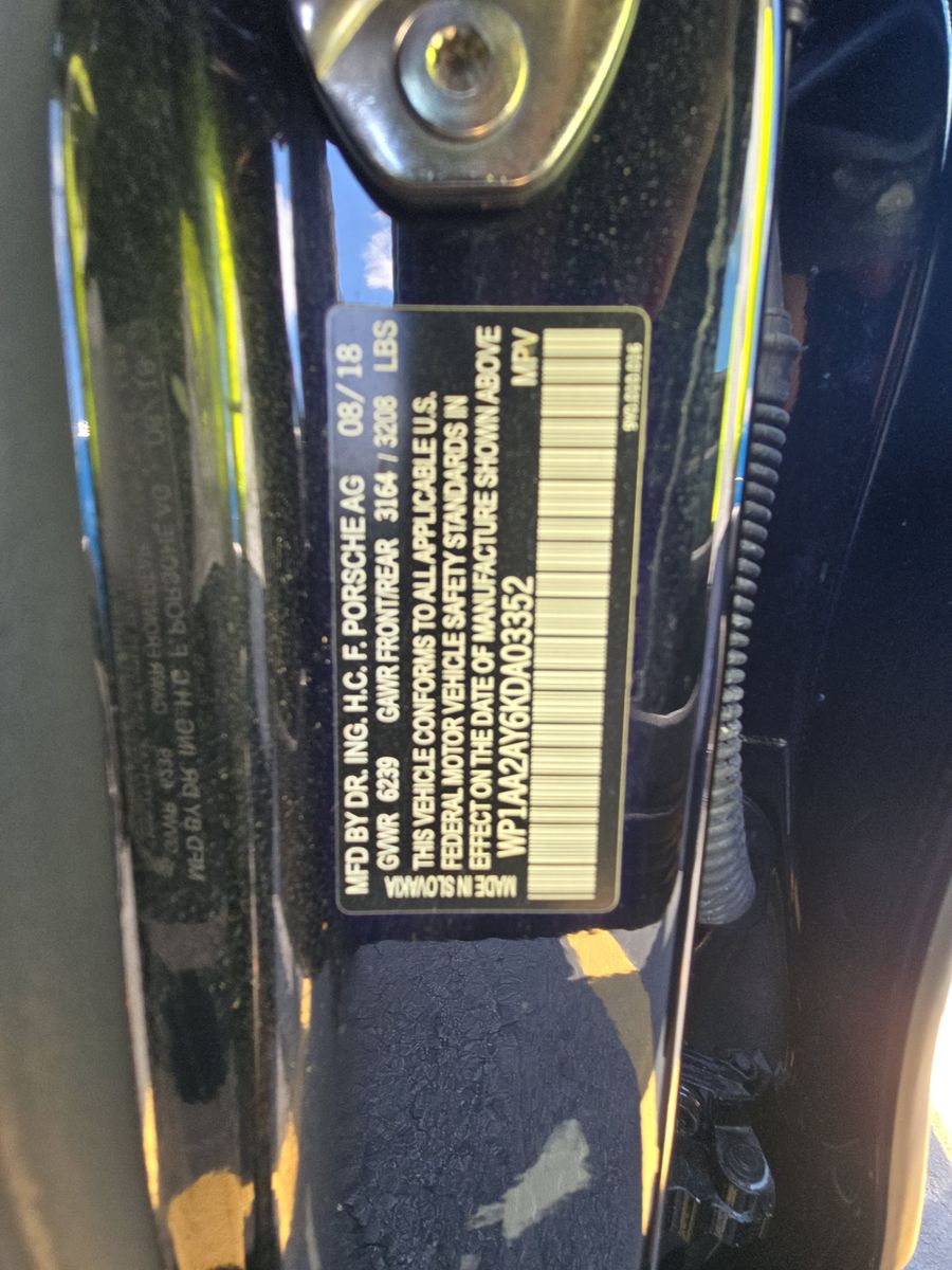 2019 Porsche Cayenne Base AWD