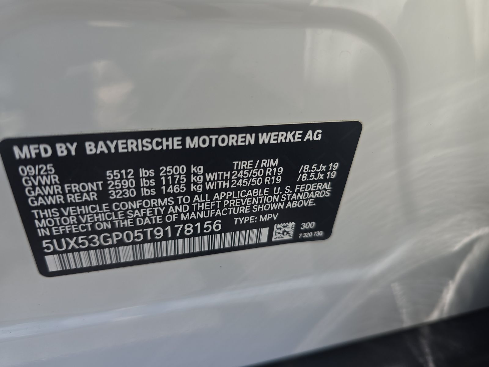 2026 BMW X3 xDrive30 AWD