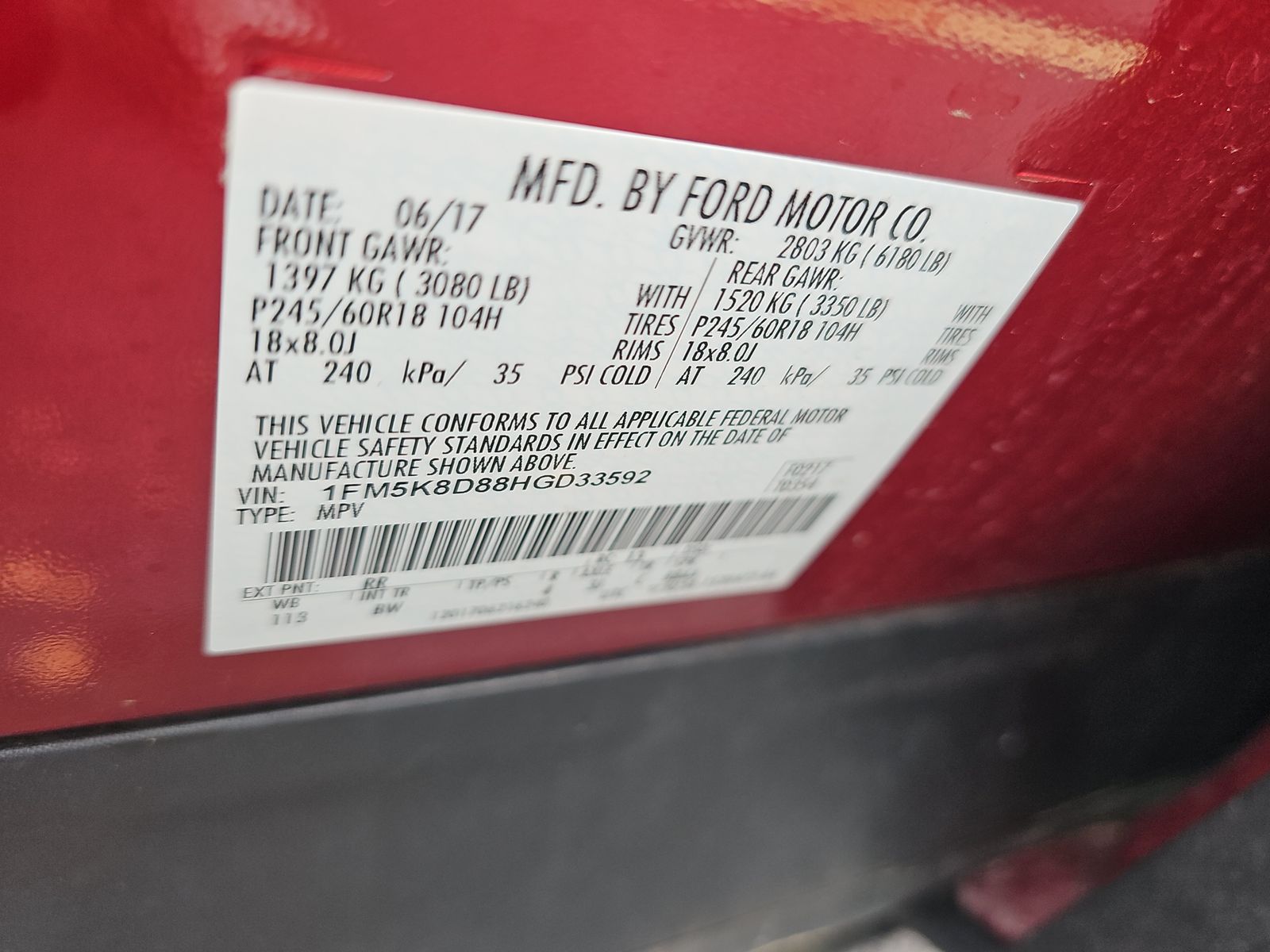 2017 Ford Explorer XLT AWD