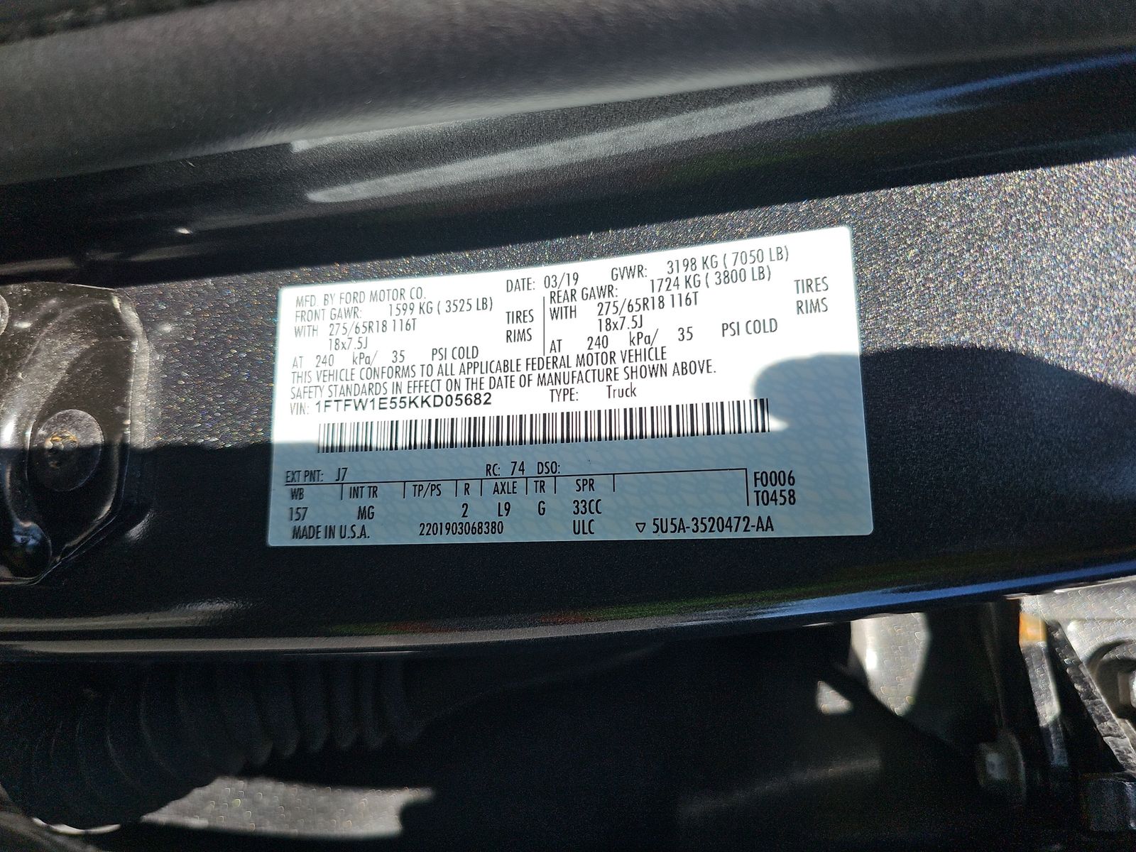 2019 Ford F-150 XLT AWD