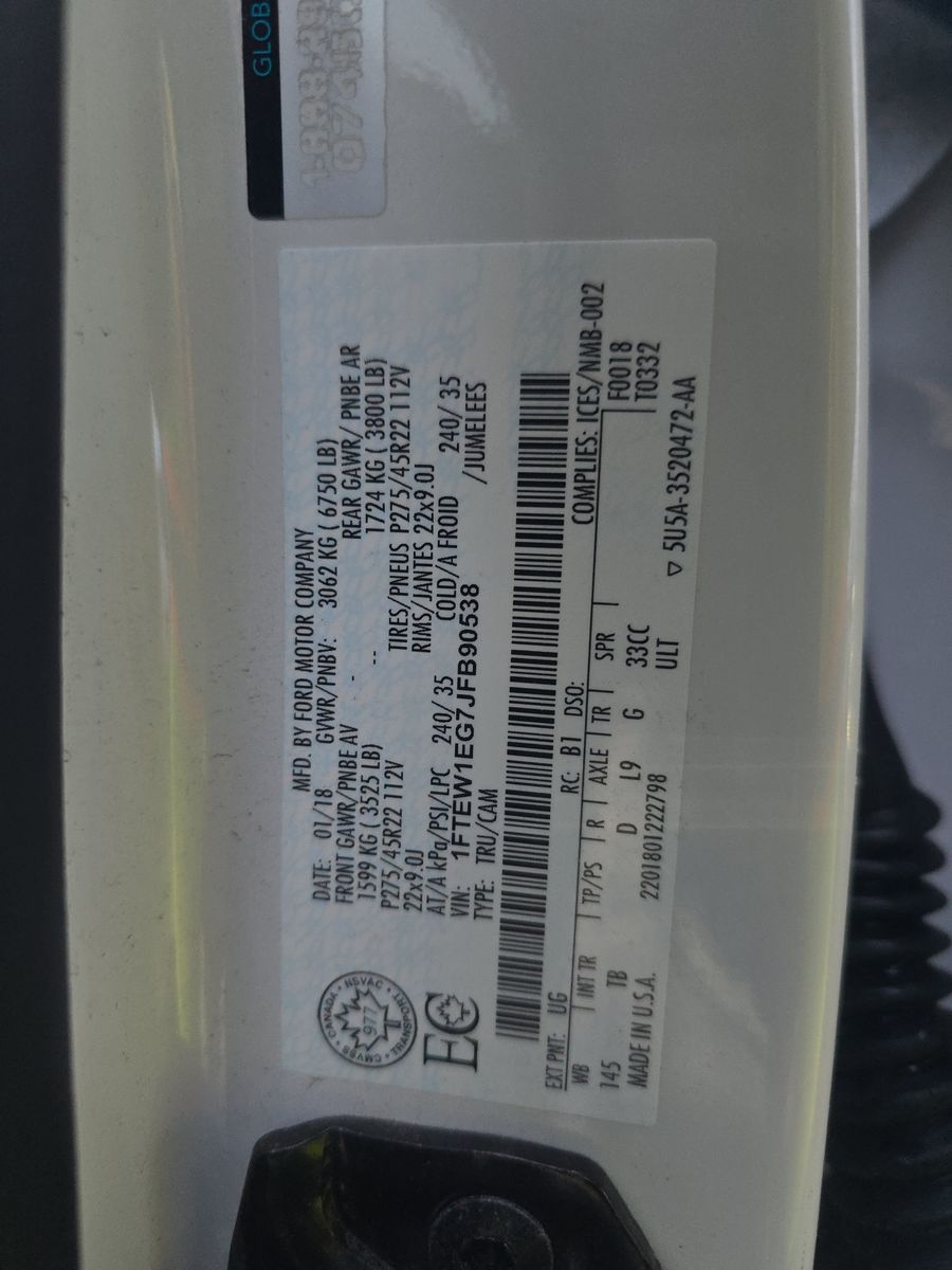 2018 Ford F-150 Limited AWD