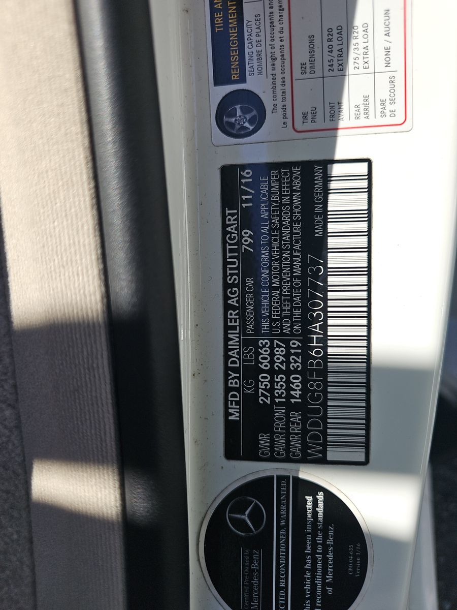 2017 Mercedes-Benz S-Class S 550 AWD