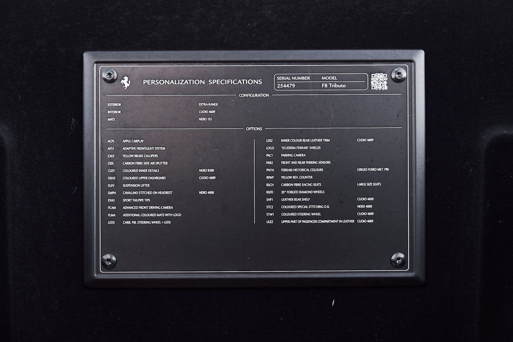 2020 Ferrari F8 Tributo RWD