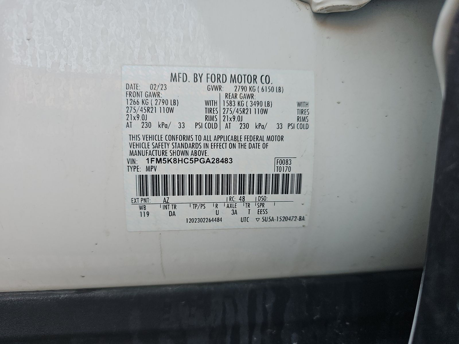 2023 Ford Explorer Platinum AWD