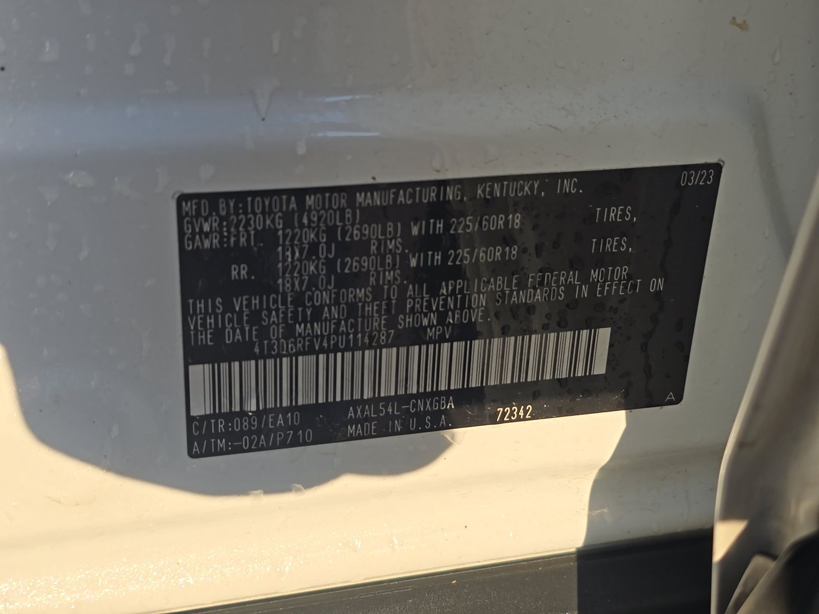 2023 Toyota RAV4 Hybrid Limited AWD