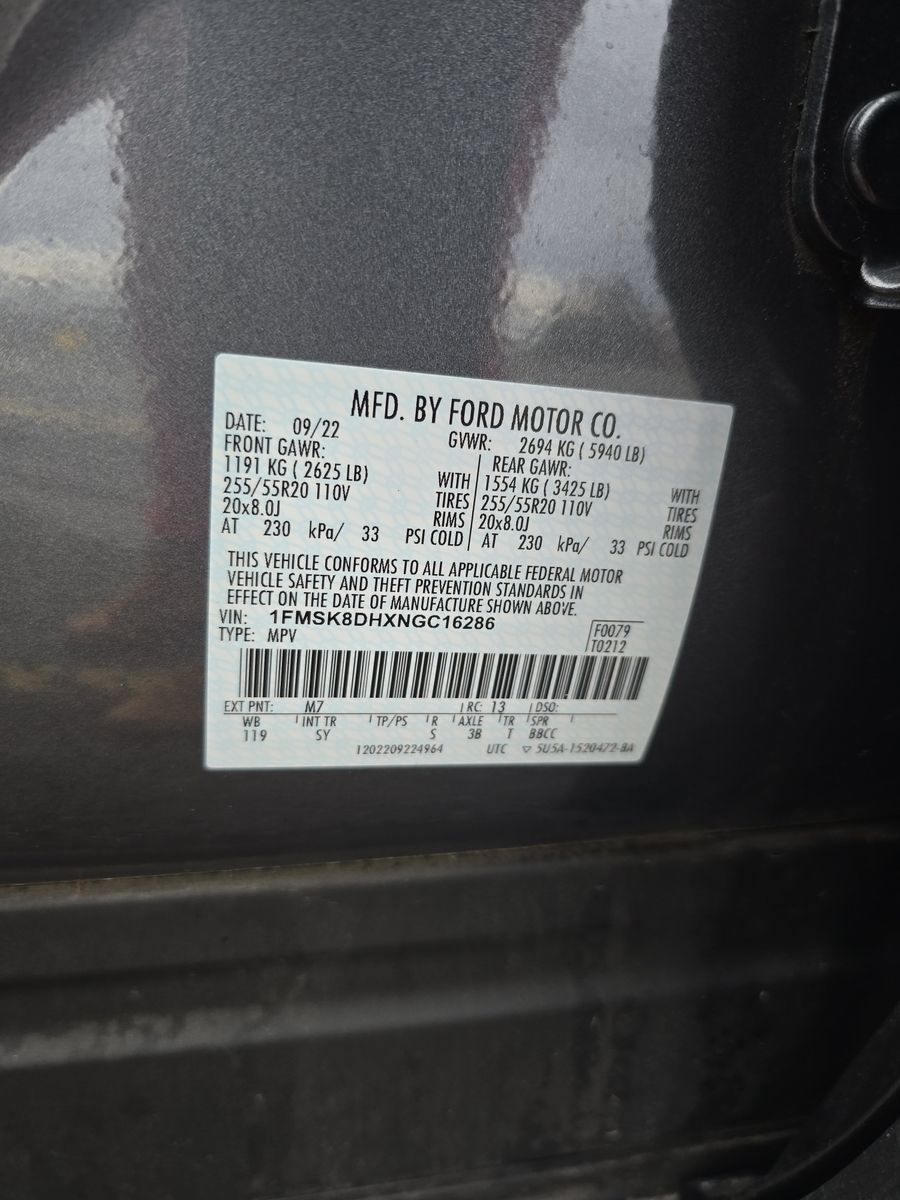 2022 Ford Explorer XLT AWD