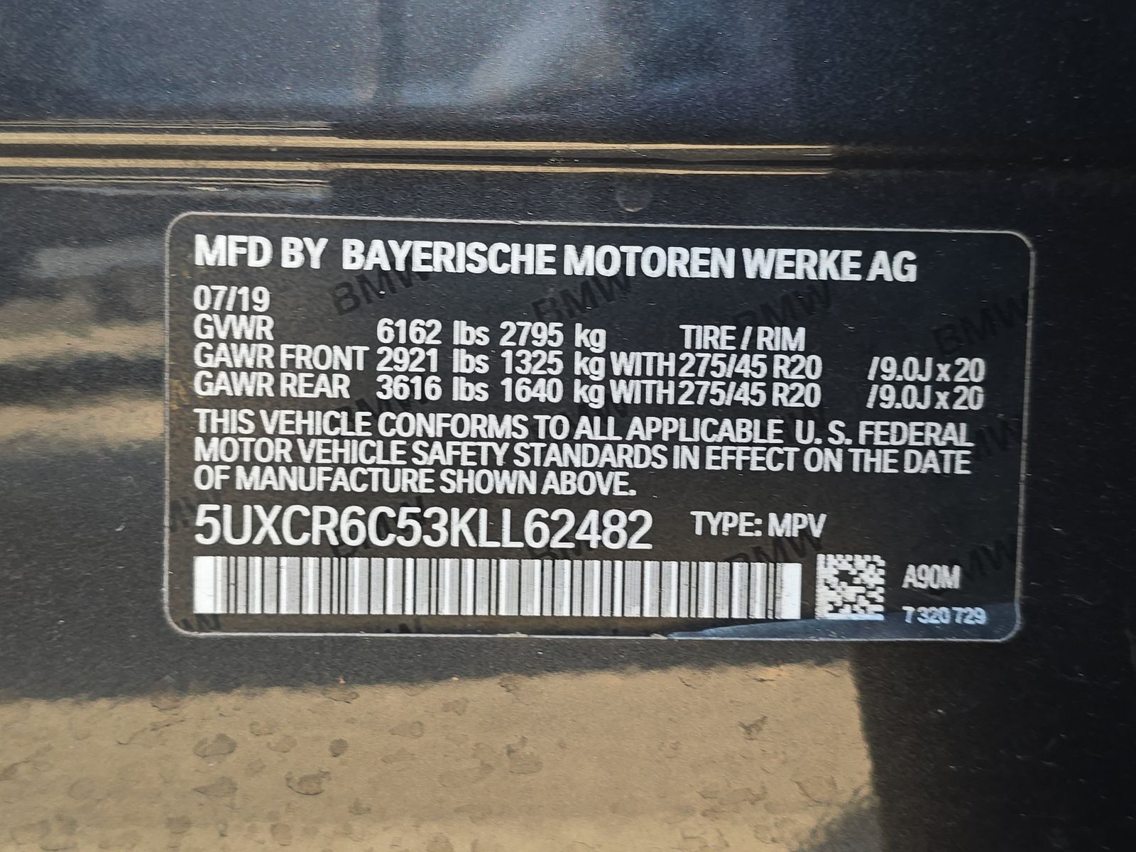 2019 BMW X5 xDrive40i AWD
