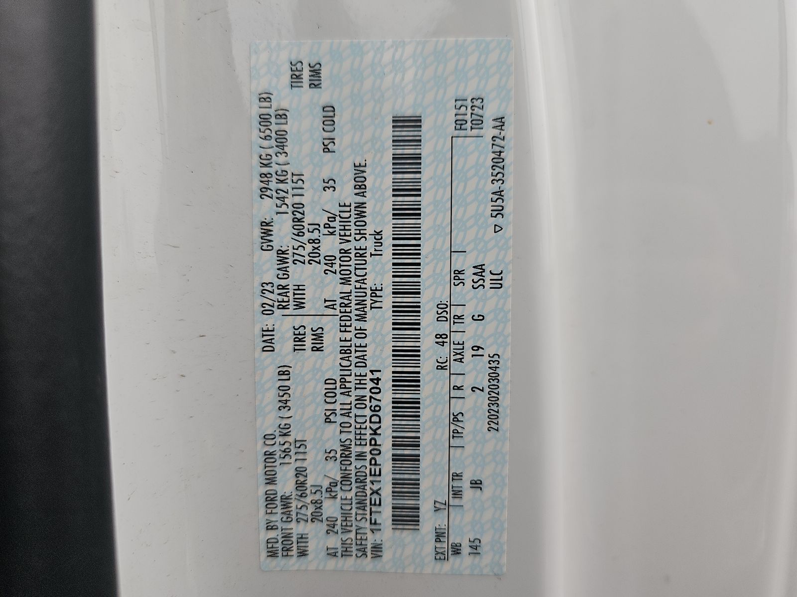 2023 Ford F-150 XLT AWD