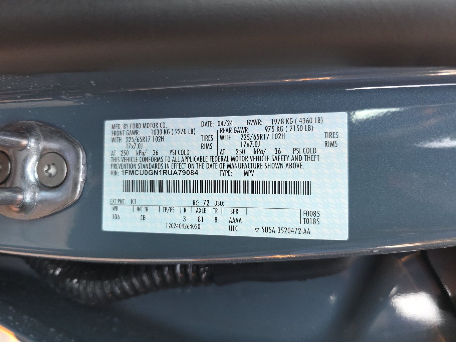 2024 Ford Escape Active FWD