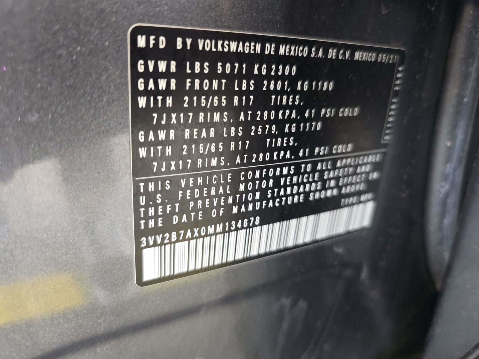 2021 Volkswagen Tiguan 2.0T SE AWD