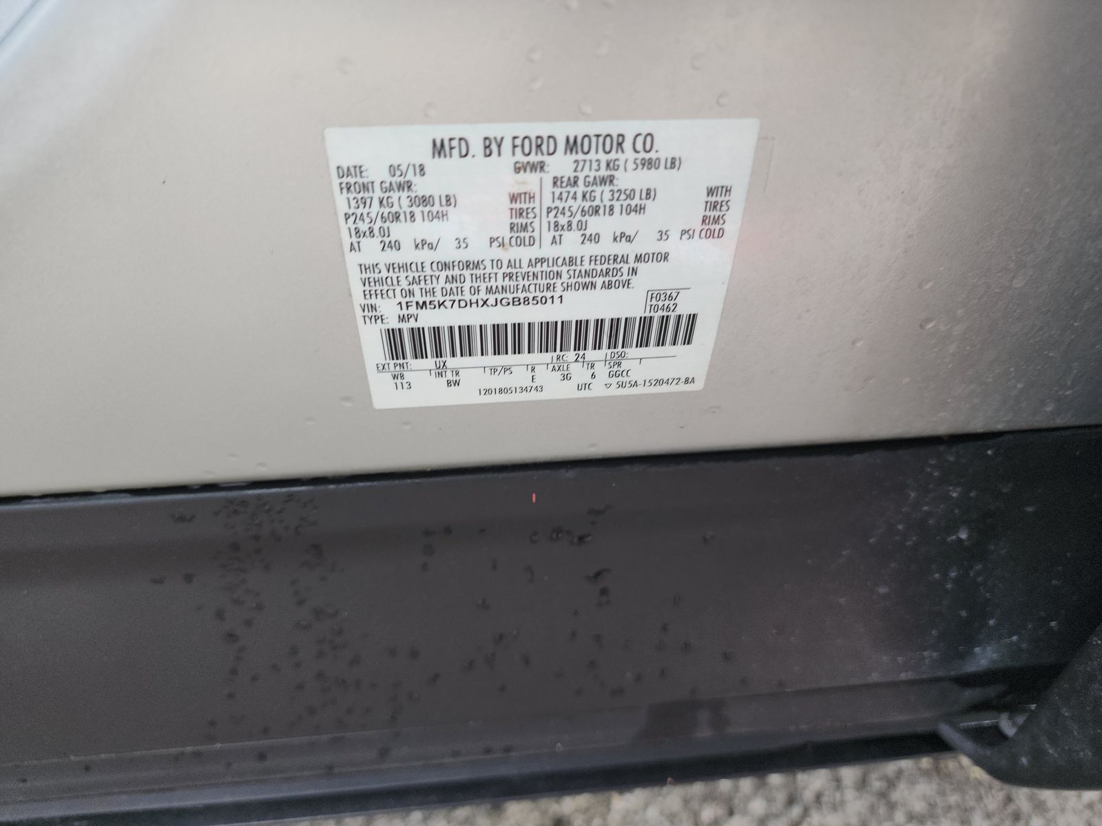 2018 Ford Explorer XLT FWD