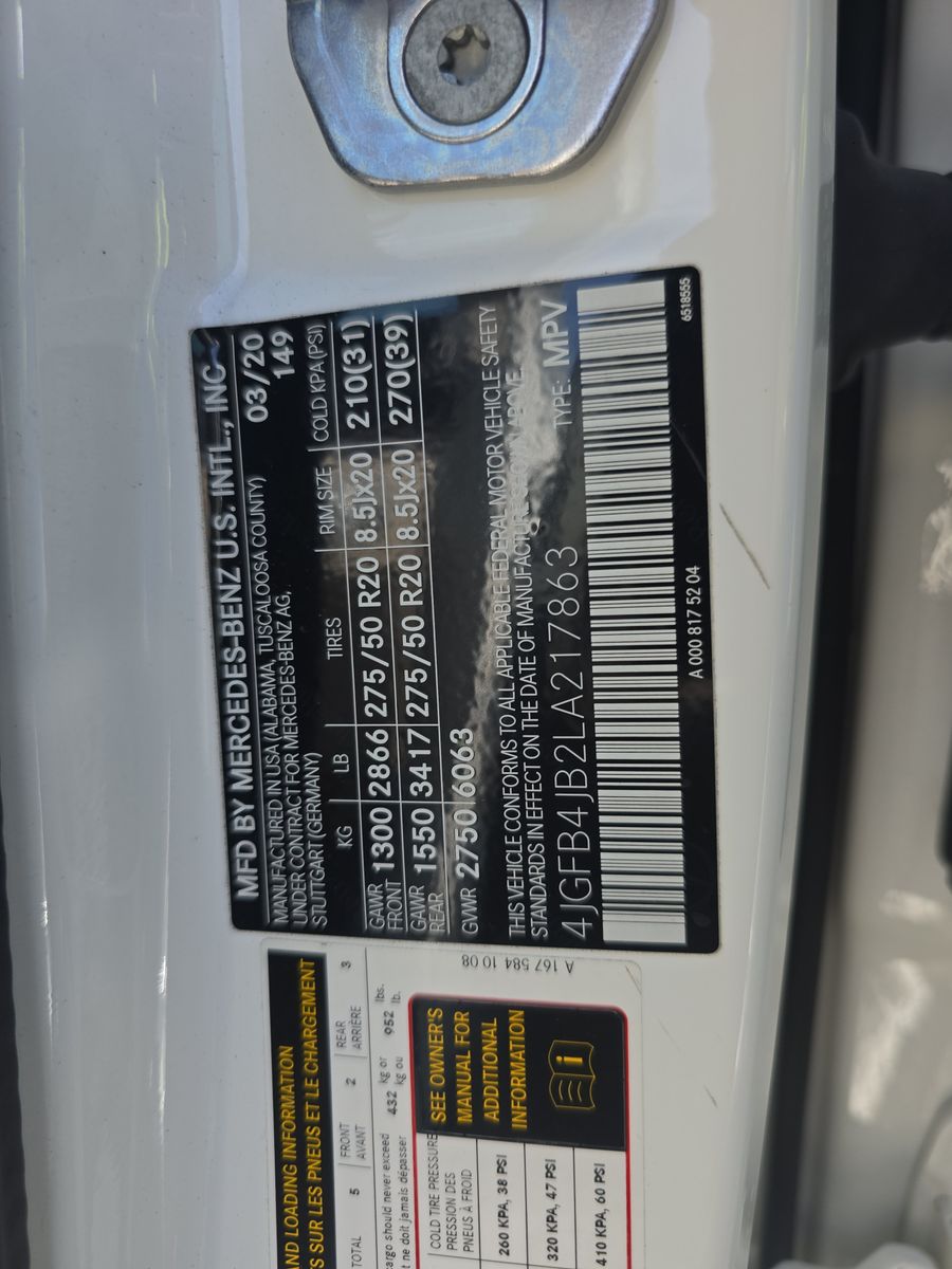 2020 Mercedes-Benz GLE GLE 350 RWD