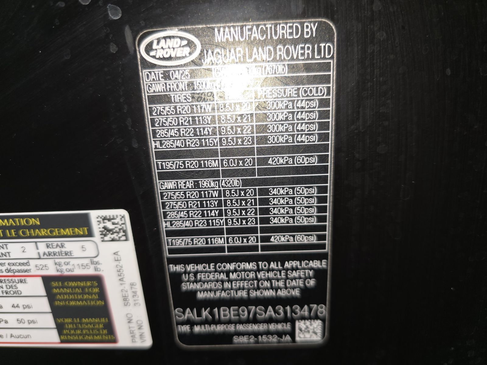 2025 Land Rover Range Rover Autobiography LWB AWD