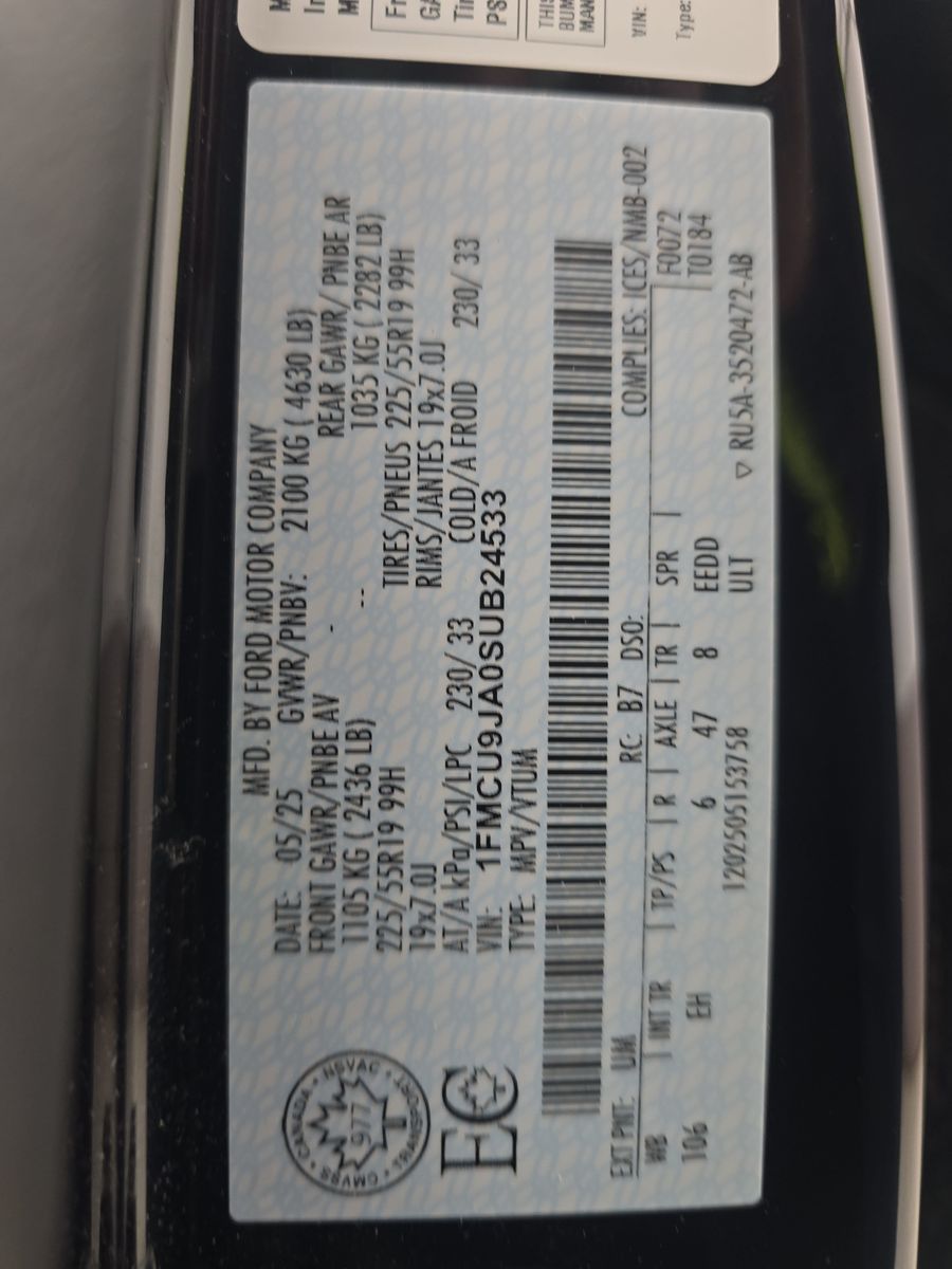 2025 Ford Escape Platinum AWD