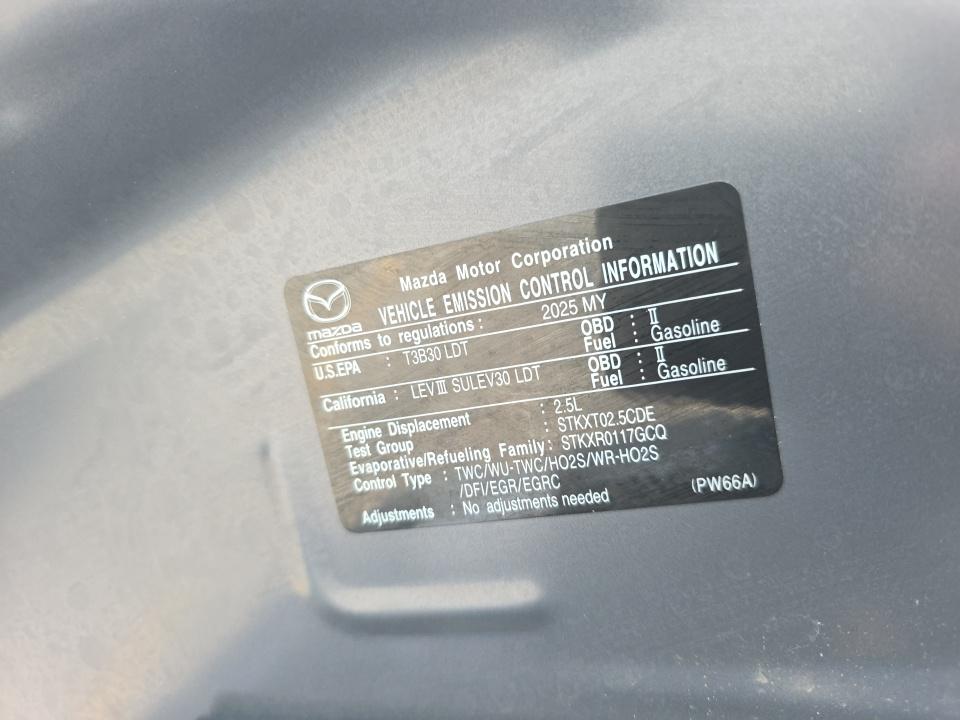 2025 MAZDA CX-5 2.5 S Carbon Edition AWD