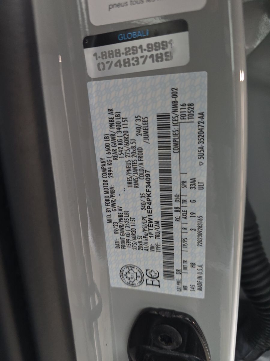 2023 Ford F-150 Lariat AWD