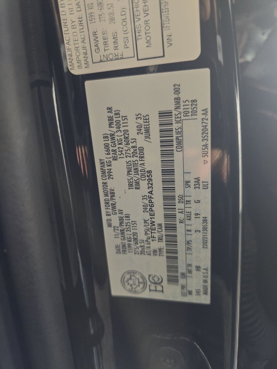 2023 Ford F-150 Lariat AWD