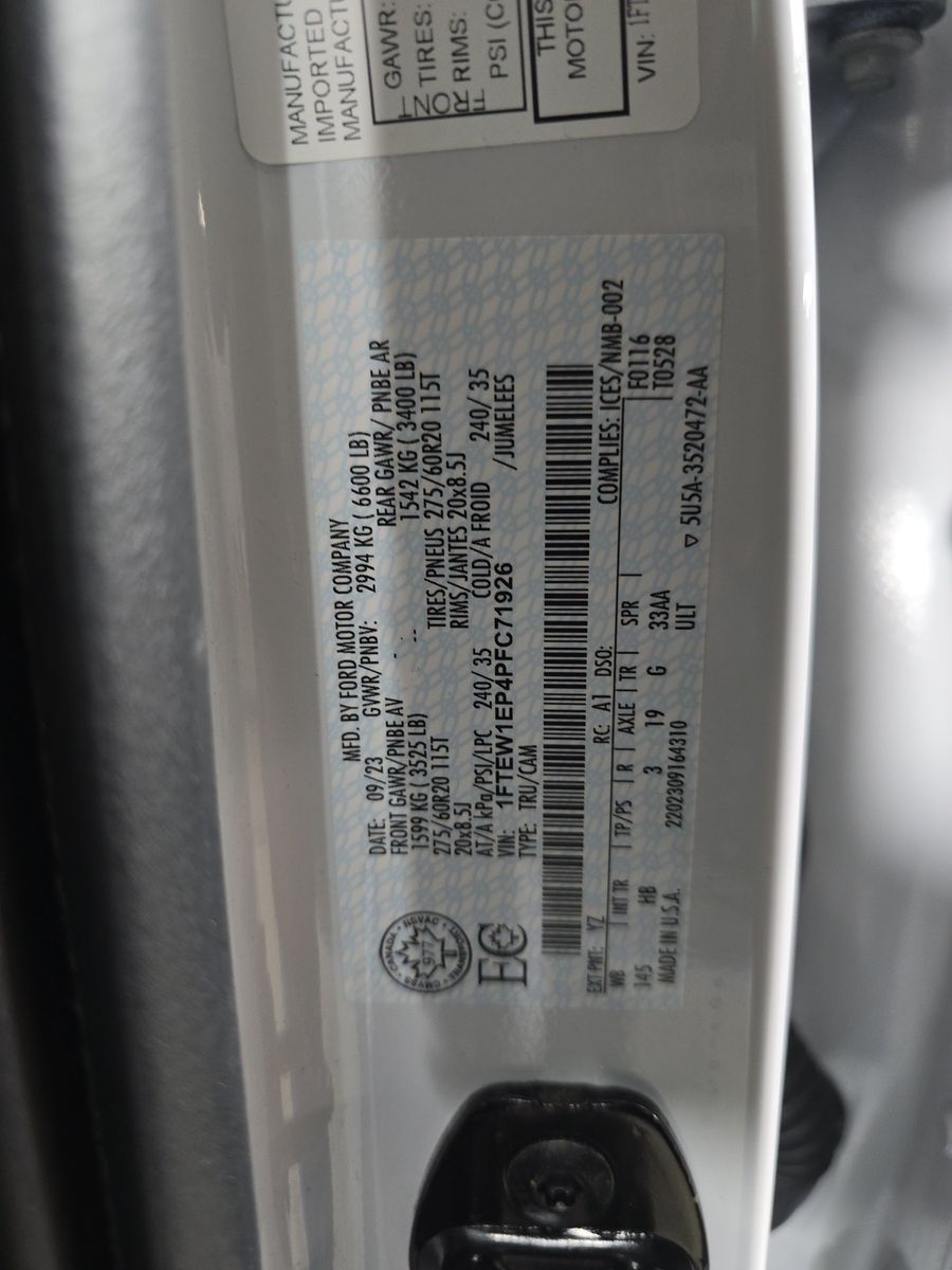 2023 Ford F-150 Lariat AWD