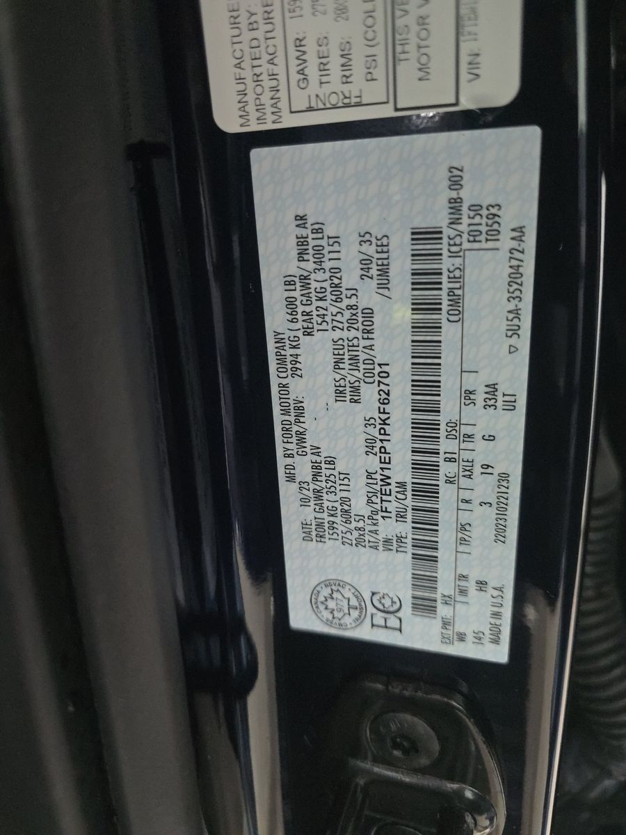 2023 Ford F-150 Lariat AWD