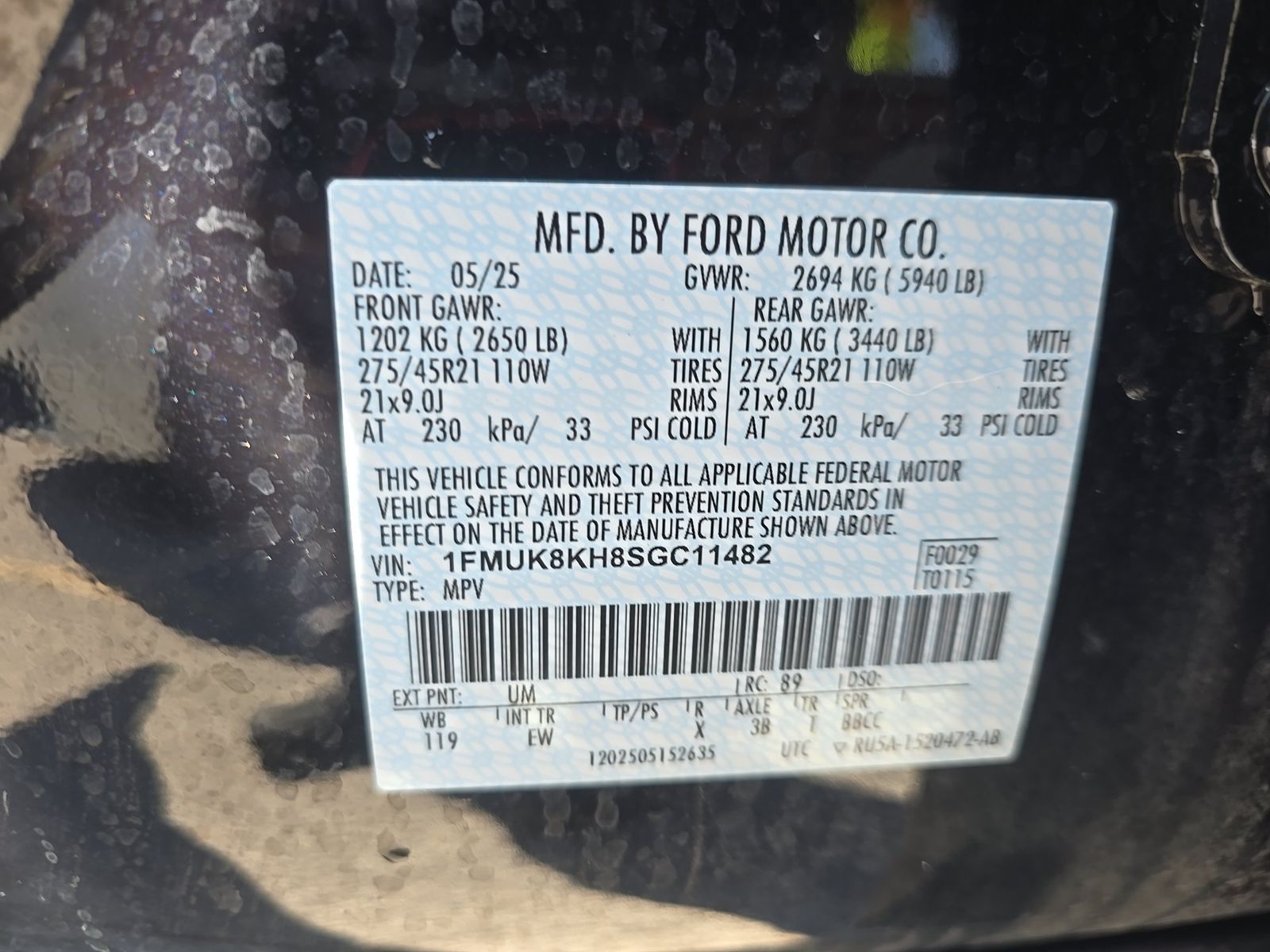 2025 Ford Explorer ST-Line AWD