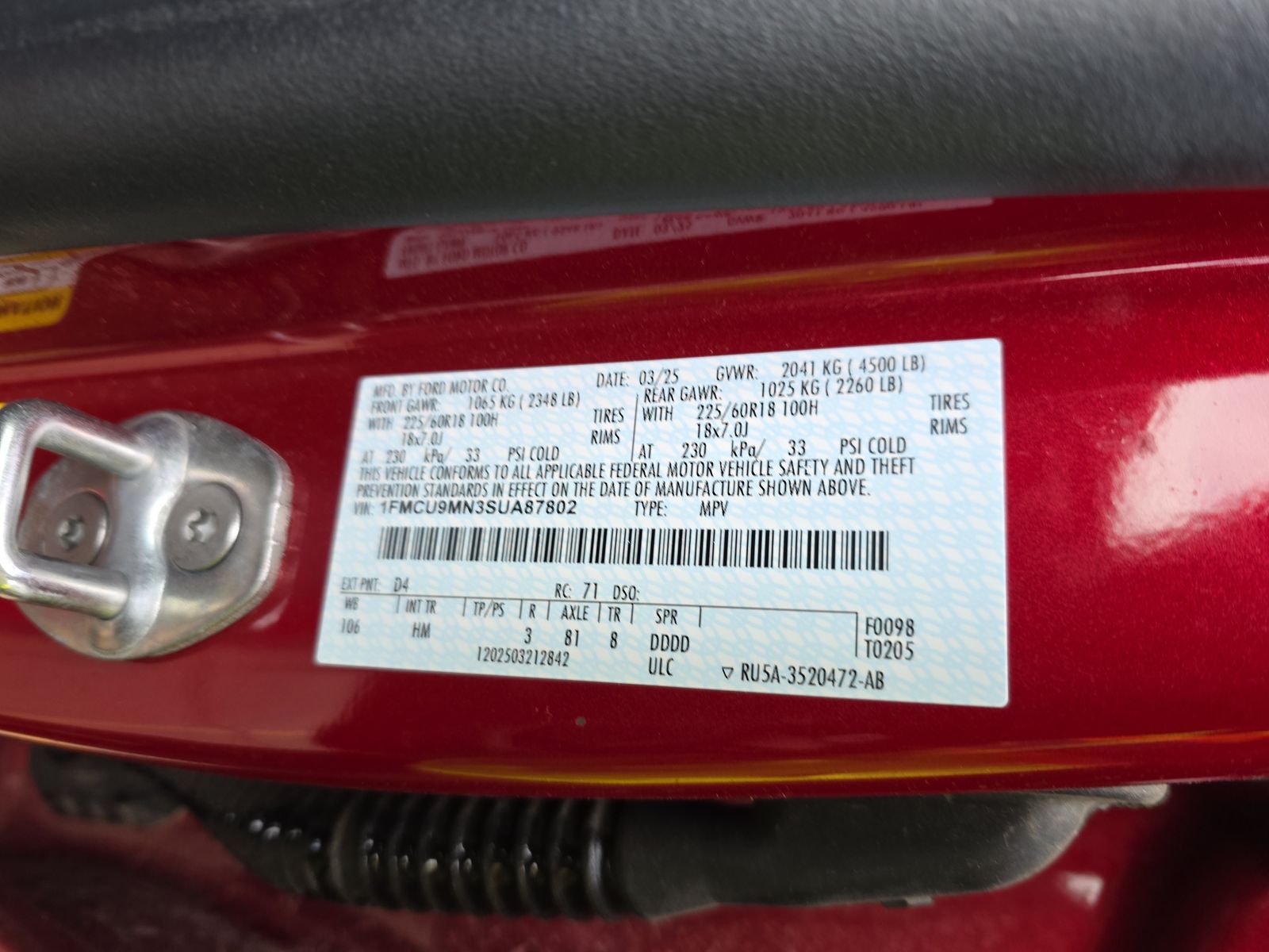 2025 Ford Escape ST-Line AWD