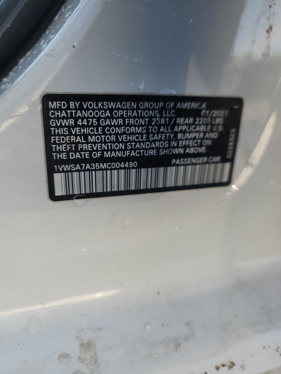 2021 Volkswagen Passat 2.0T SE FWD