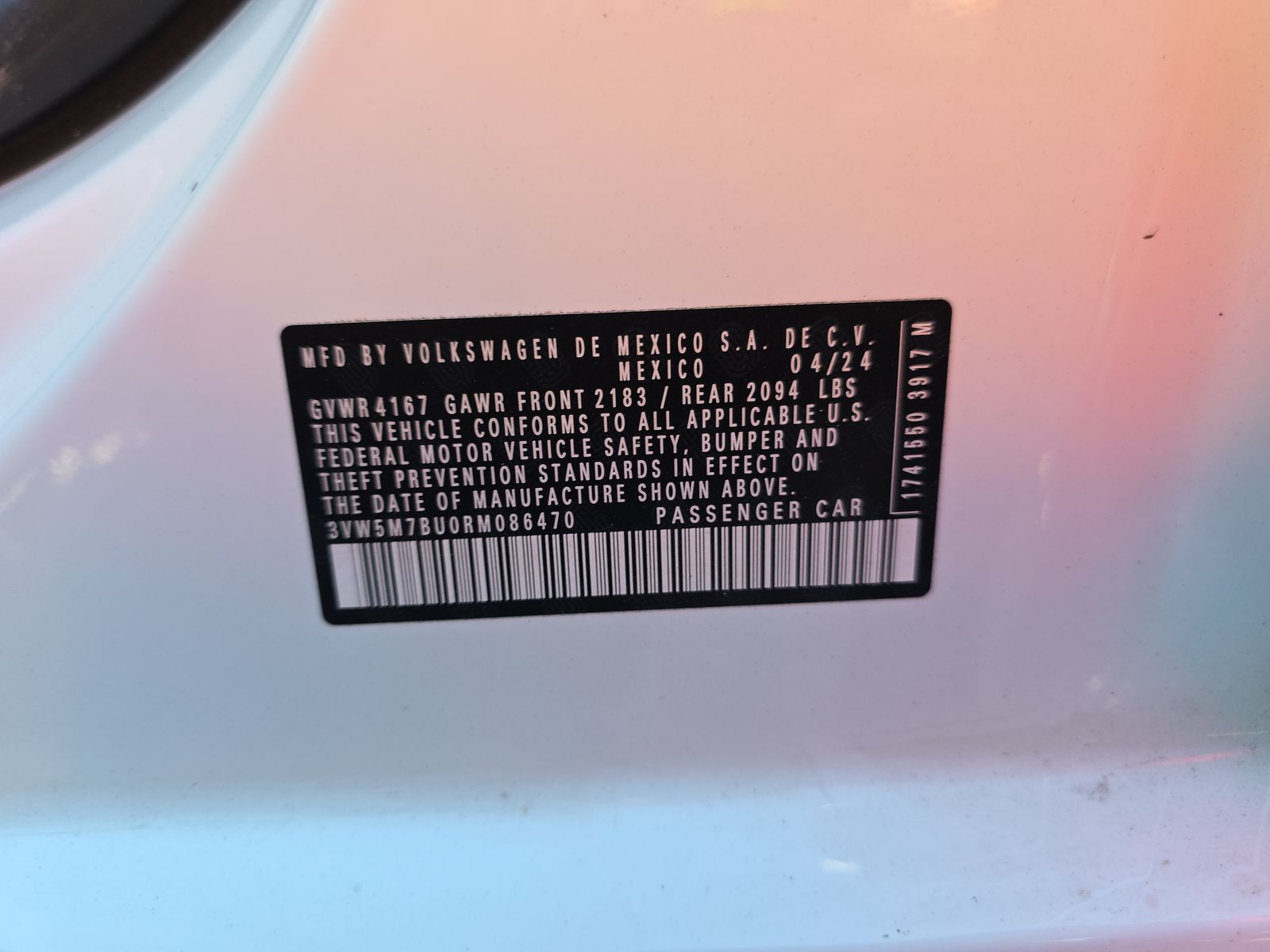 2024 Volkswagen Jetta 1.5T S FWD