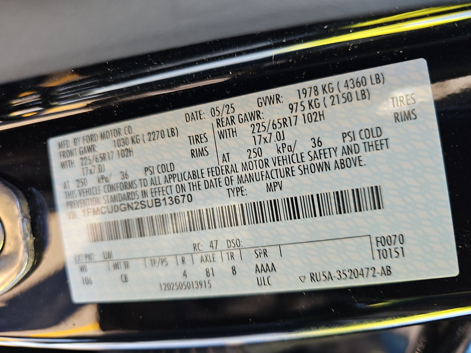 2025 Ford Escape Active FWD