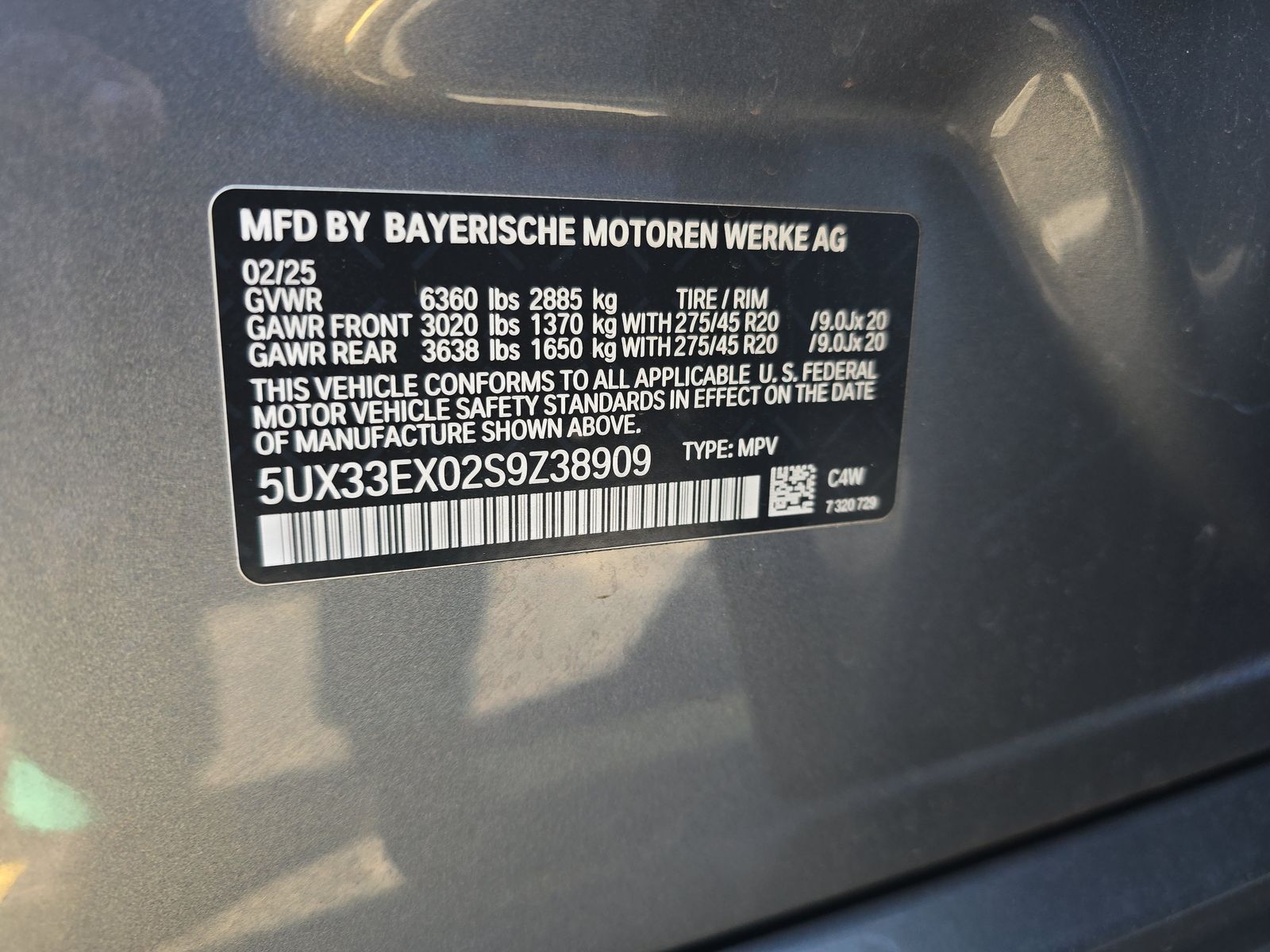 2025 BMW X6 xDrive40i AWD