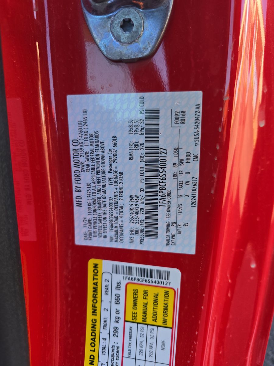 2025 Ford Mustang GT Premium RWD