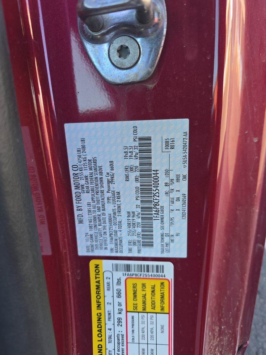 2025 Ford Mustang GT Premium RWD