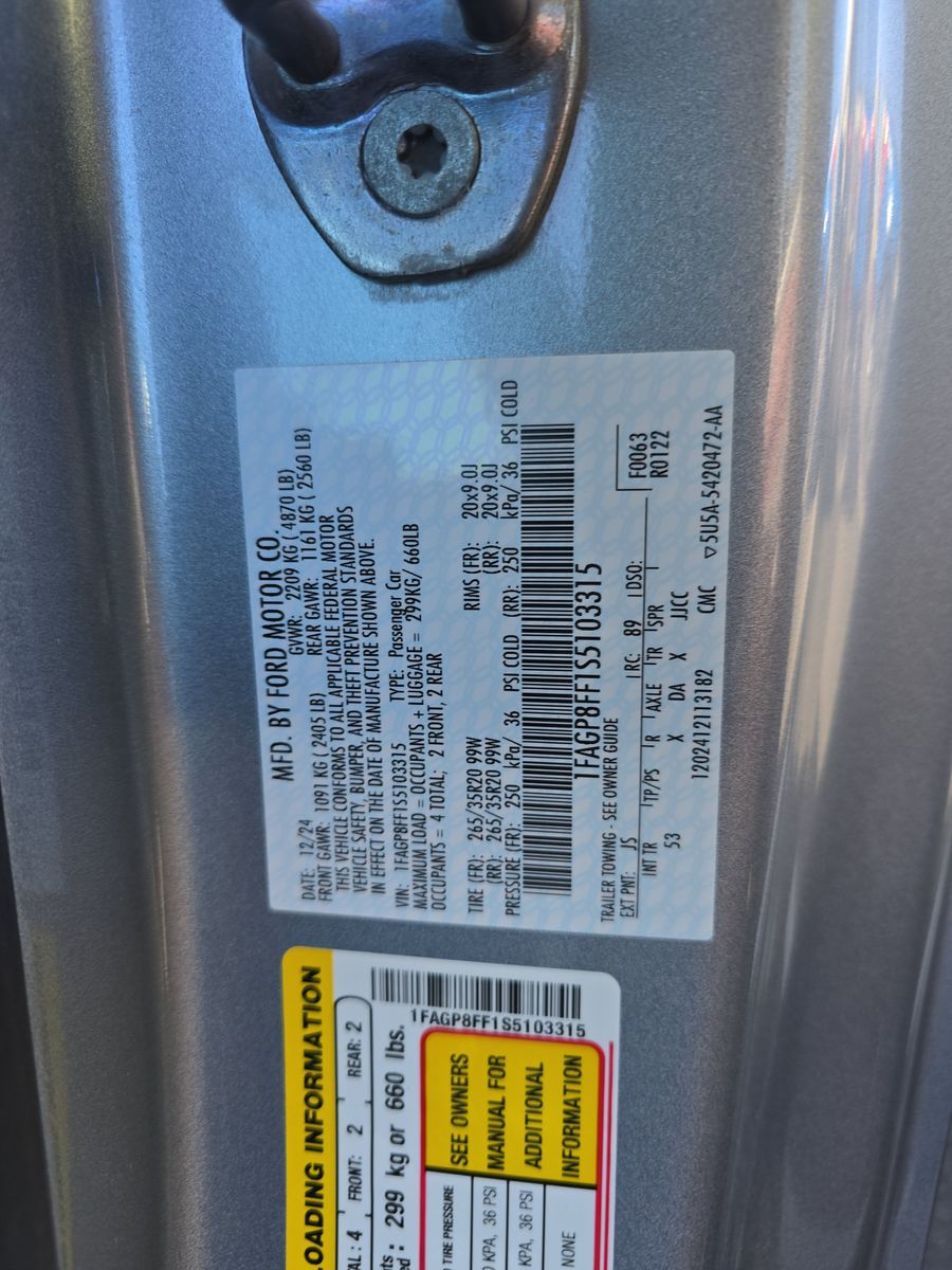 2025 Ford Mustang GT Premium RWD