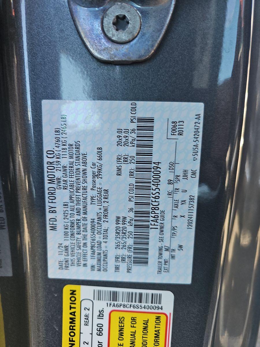 2025 Ford Mustang GT Premium RWD