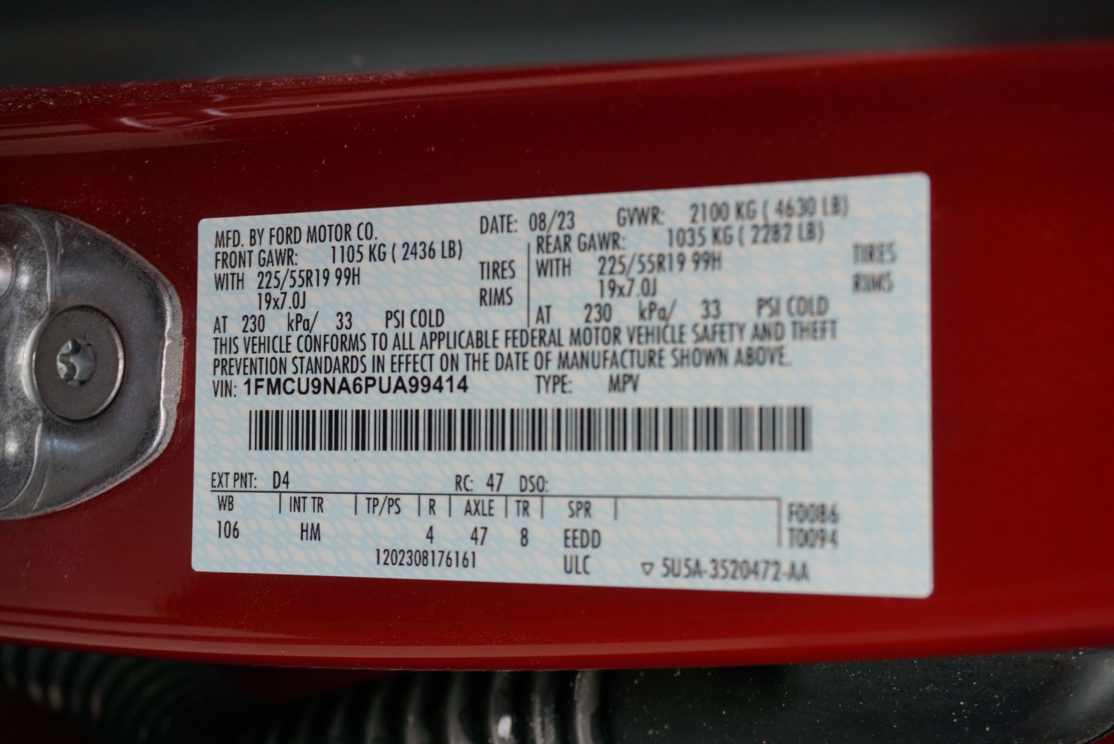 2023 Ford Escape ST-Line Select AWD