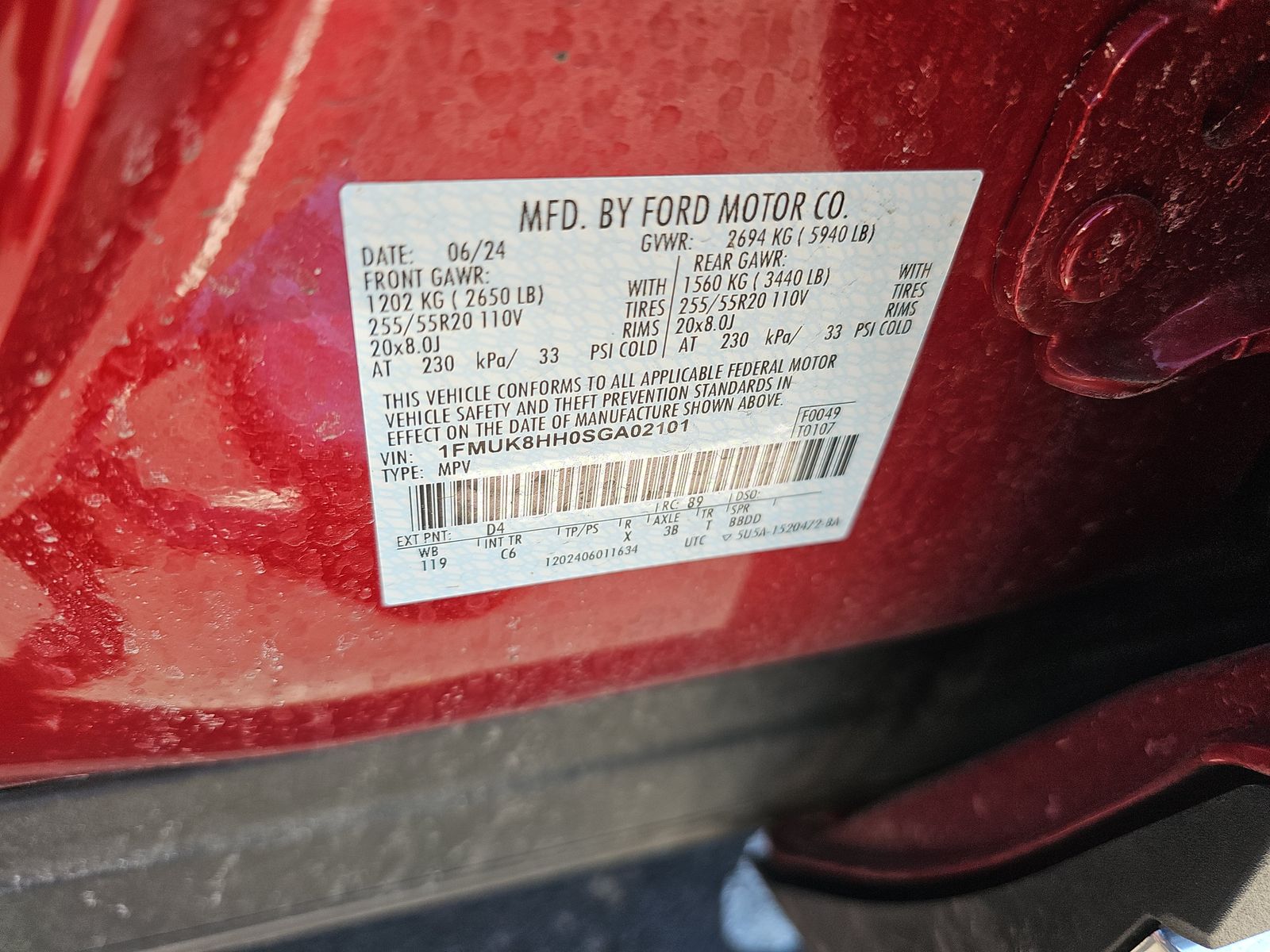 2025 Ford Explorer Platinum AWD