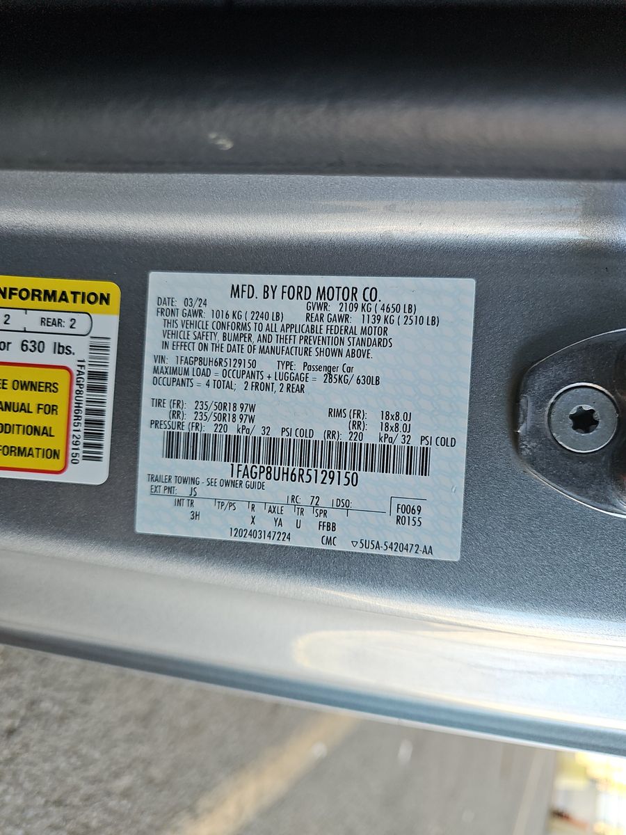 2024 Ford Mustang EcoBoost Premium RWD