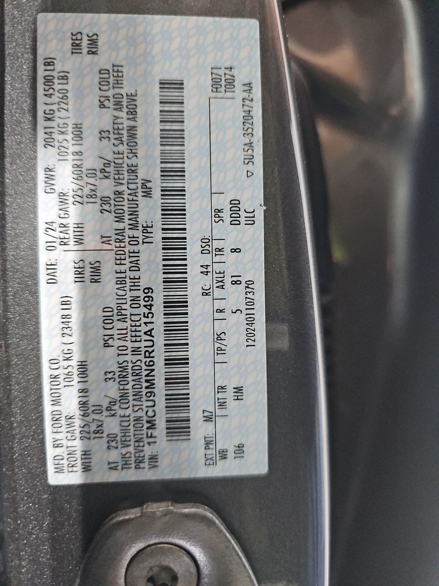 2024 Ford Escape ST-Line FWD