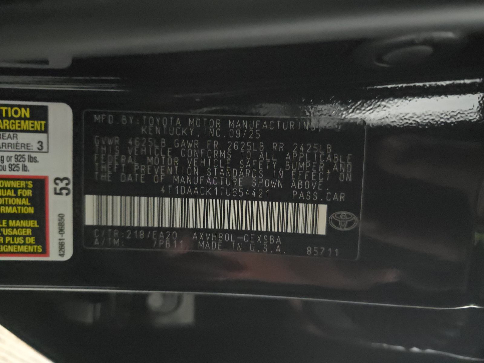 2026 Toyota Camry Nightshade FWD