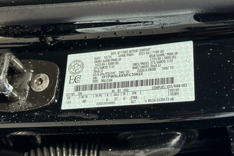 2025 Ford F-150 Lariat AWD