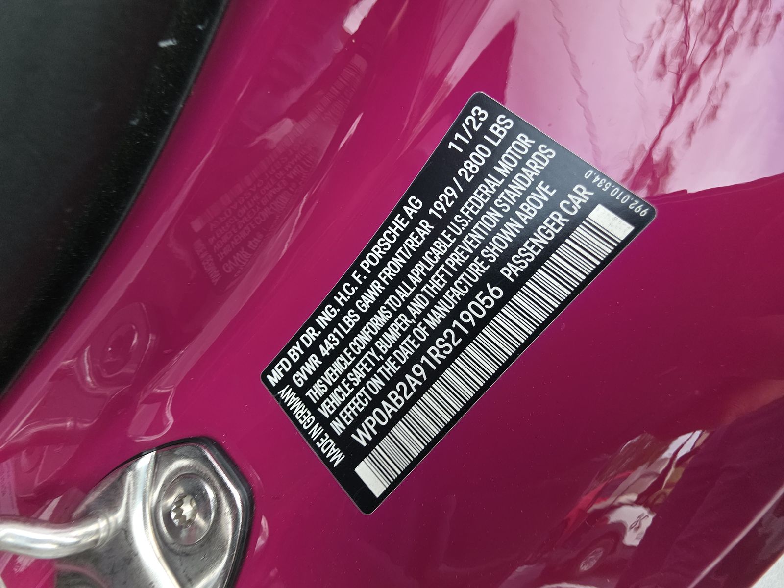 2024 Porsche 911 Carrera 4S AWD