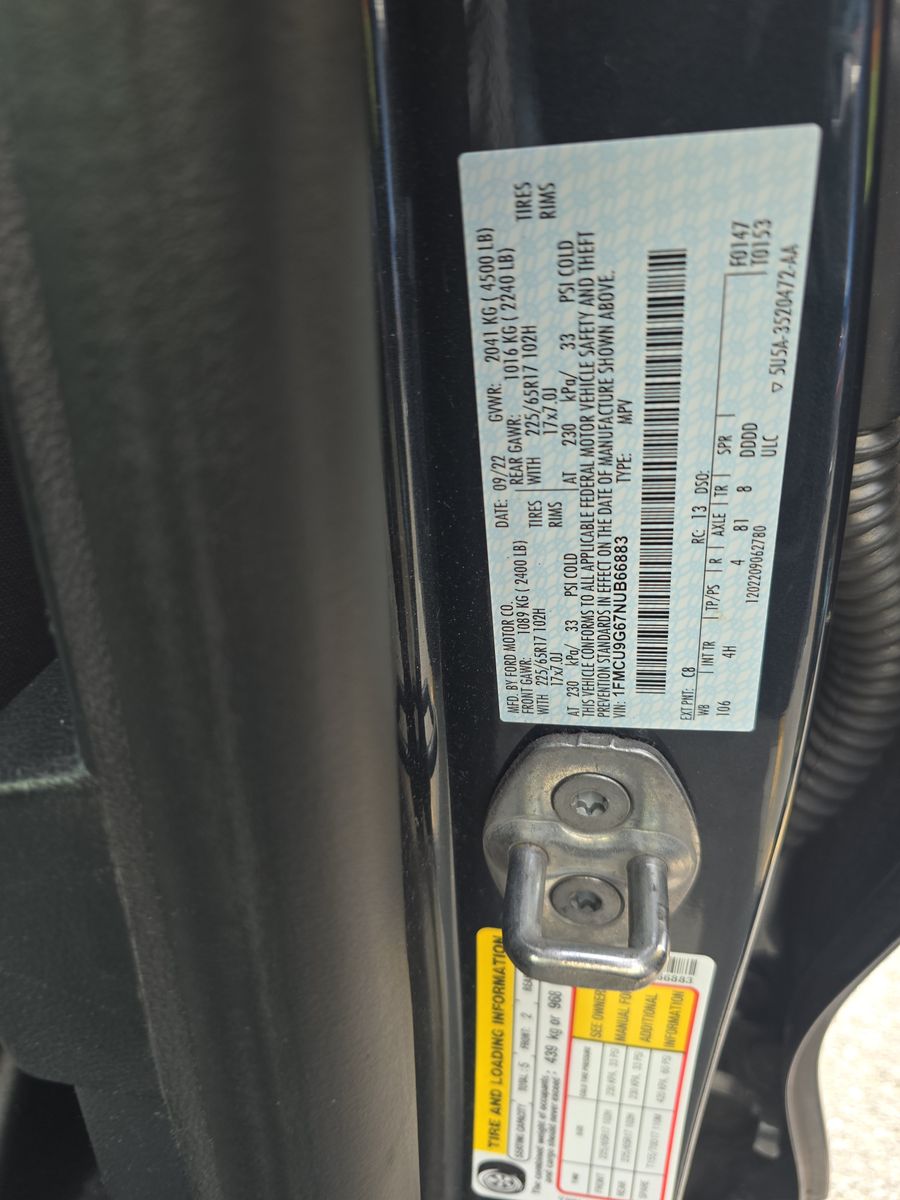 2022 Ford Escape SE AWD