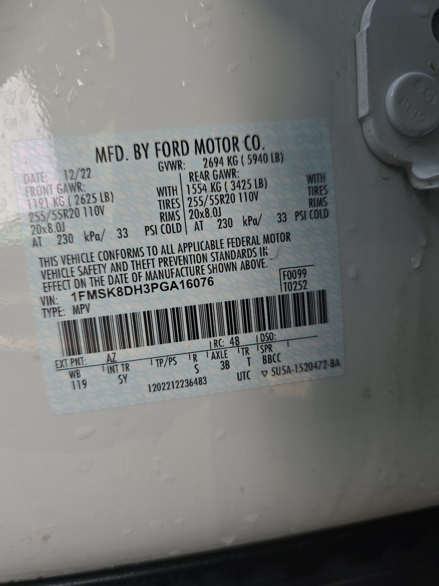 2023 Ford Explorer XLT AWD