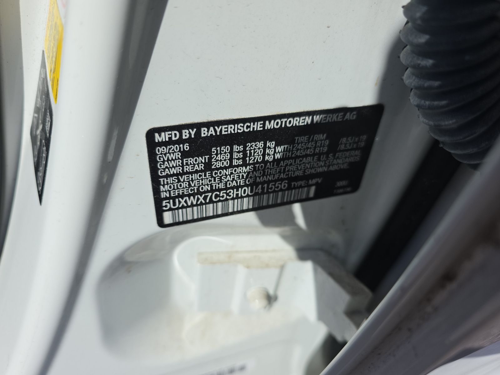 2017 BMW X3 xDrive35i AWD