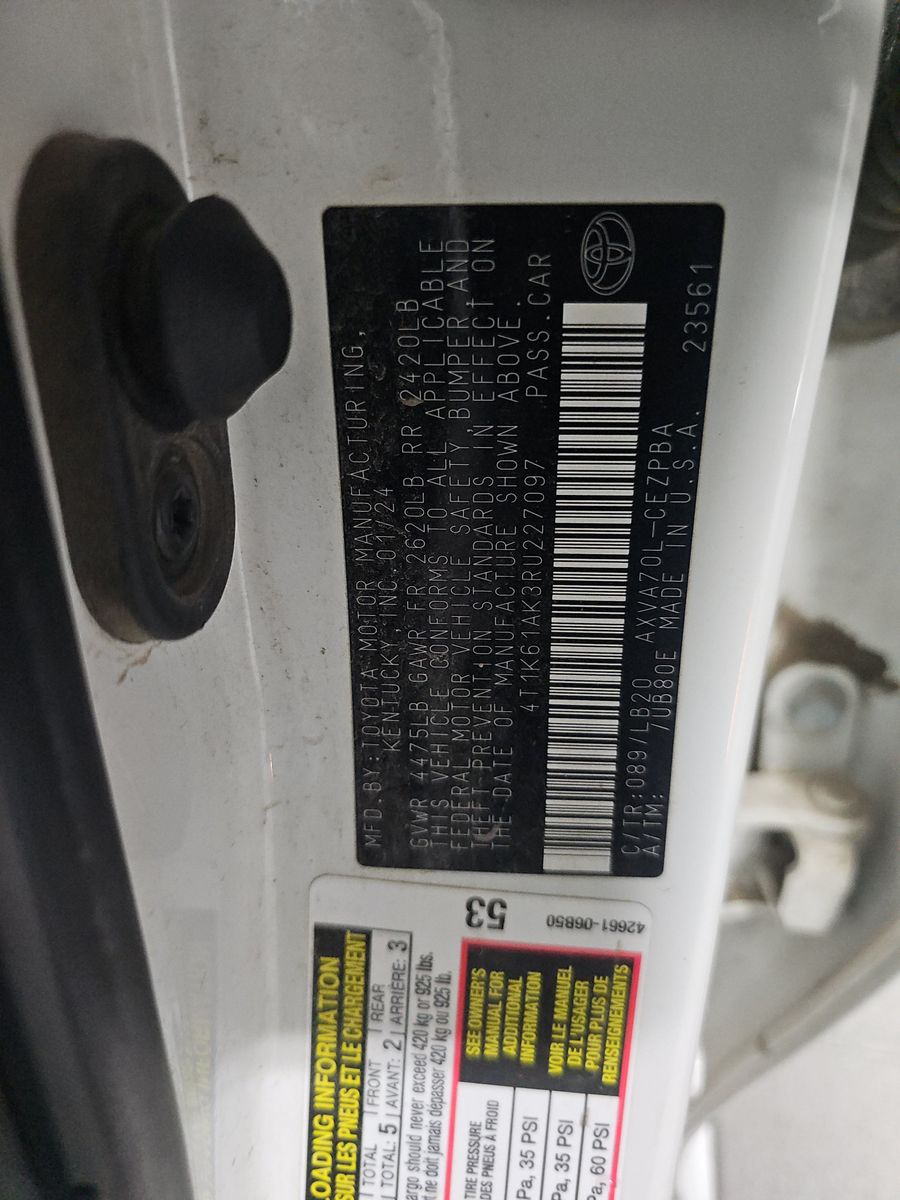 2024 Toyota Camry XSE FWD