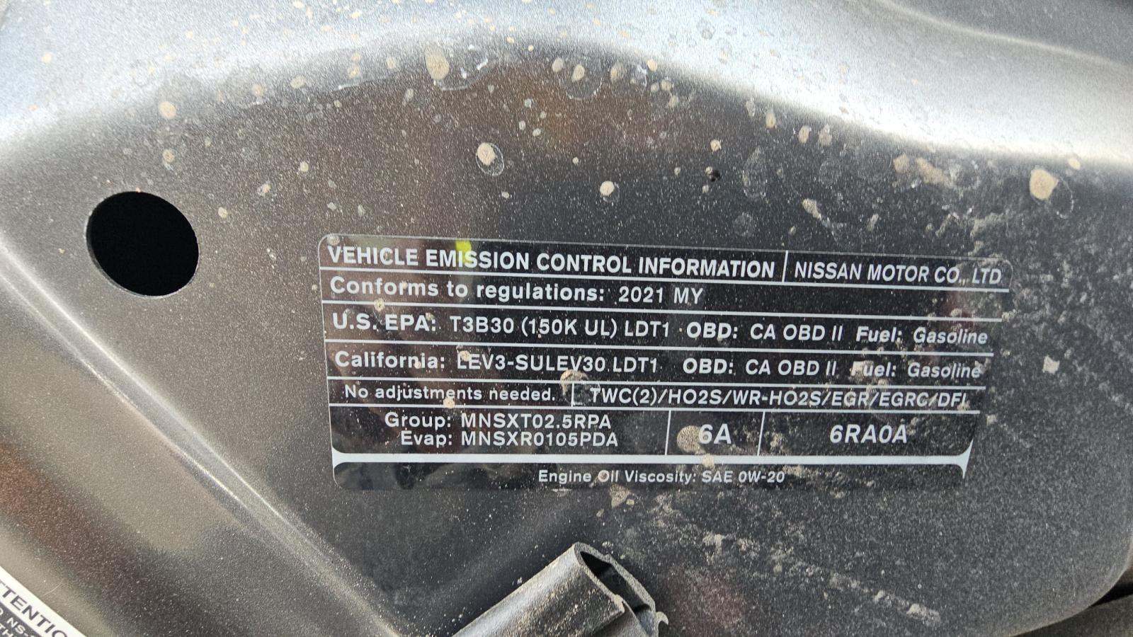 2021 Nissan Rogue SV FWD