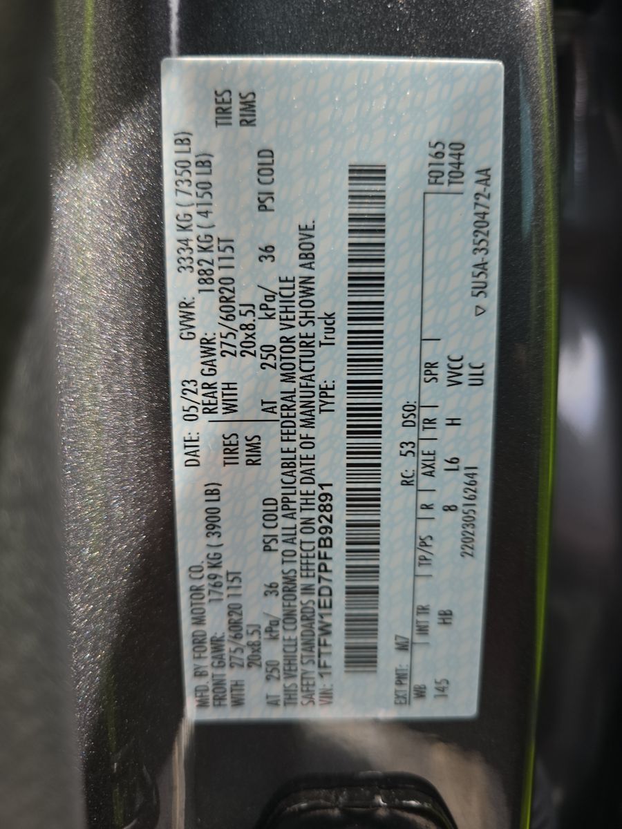 2023 Ford F-150 Hybrid Lariat AWD