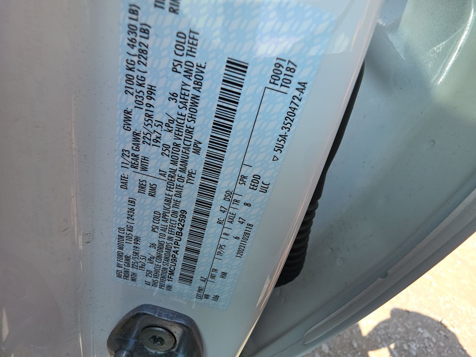 2023 Ford Escape ST-Line Elite AWD