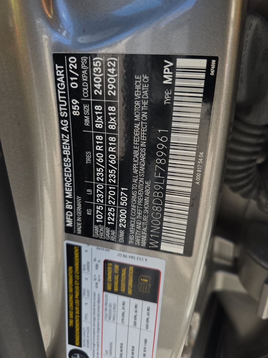 2020 Mercedes-Benz GLC GLC 300 RWD