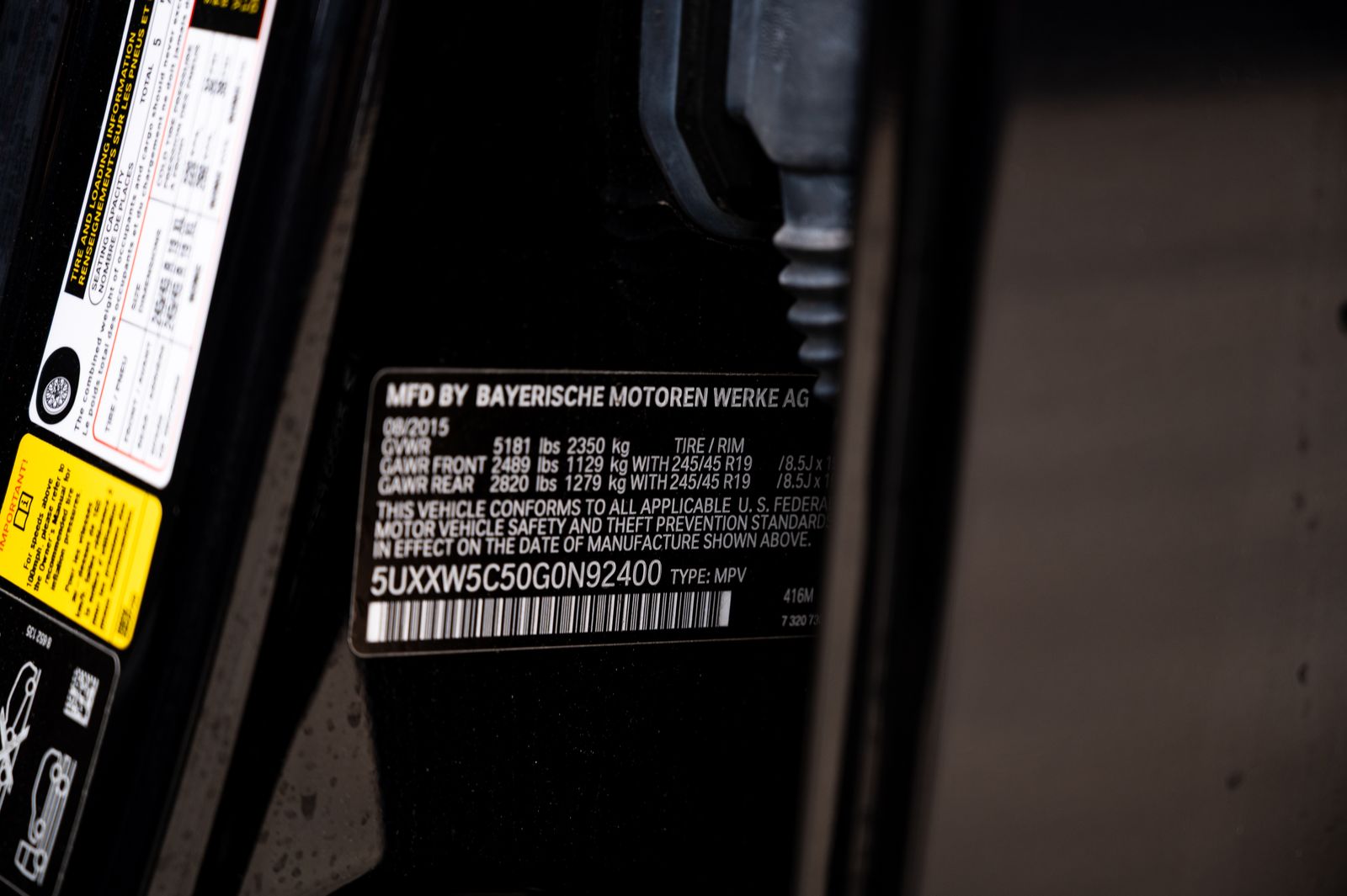 2016 BMW X4 xDrive35i AWD